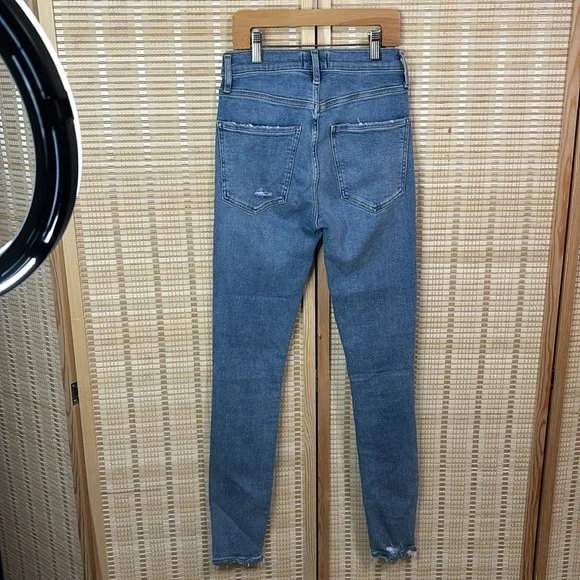 Agolde Sophie High Rise Skinny Jeans Size 25 Scheme Wash Light Blue A108-1045 - Picture 7 of 9